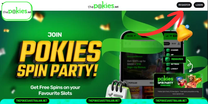 Access the Official The Pokies Homepage