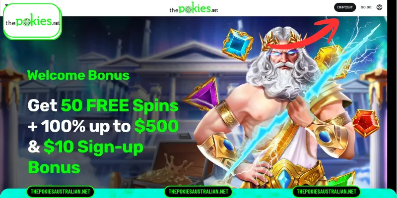 Access the Portal and Initiate the Deposit Command