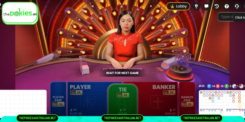 Detailed Rules of Playing Mega Baccarat at The Pokies